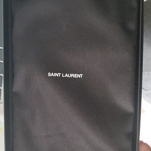 Used great condition black YSL clutch